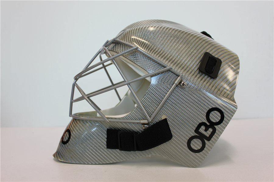 OBO | OBO FG Unpainted Helmet | FG Unpainted Helmet - Silver / Medium | Total Hockey