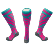 Hingly | Hingly Zebra Pink & Mint | Zebra Pink & Mint - EUR 31-35 | UK 12.5-3 | Total Hockey