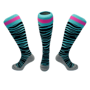 Hingly | Hingly Zebra Black & Mint | Zebra Black & Mint - EUR 31-35 | UK 12.5-3 | Total Hockey