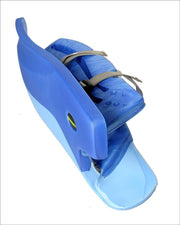 OBO | OBO HI REBOUND Legguards Peron Wing/Blue | HI REBOUND Legguards Peron Wing/Blue - Medium / Peron Wing/Blue | Total Hockey