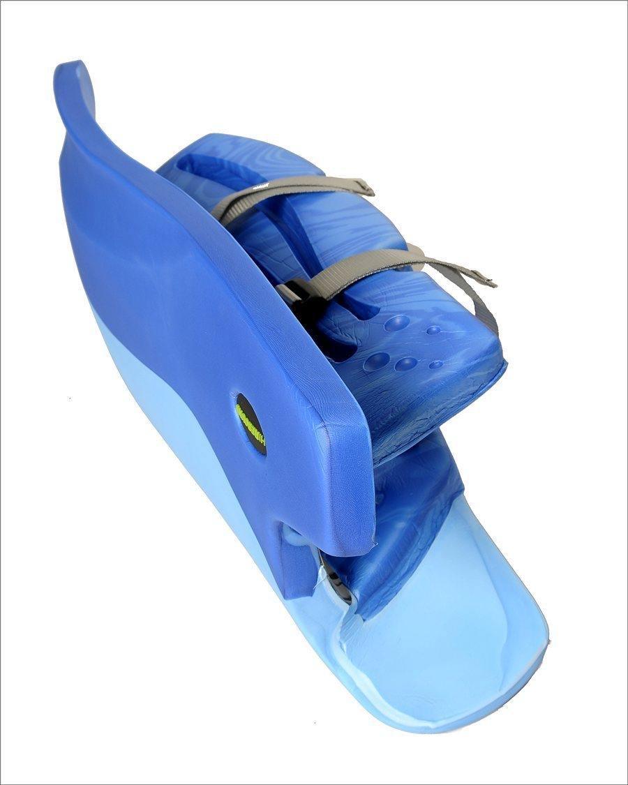 OBO | OBO HI REBOUND Legguards Peron Wing/Blue | HI REBOUND Legguards Peron Wing/Blue - Medium / Peron Wing/Blue | Total Hockey