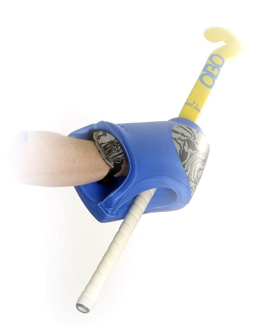 OBO | OBO HI REBOUND Hand Protector Right Blue | HI REBOUND Hand Protector Right Blue - Blue | Total Hockey