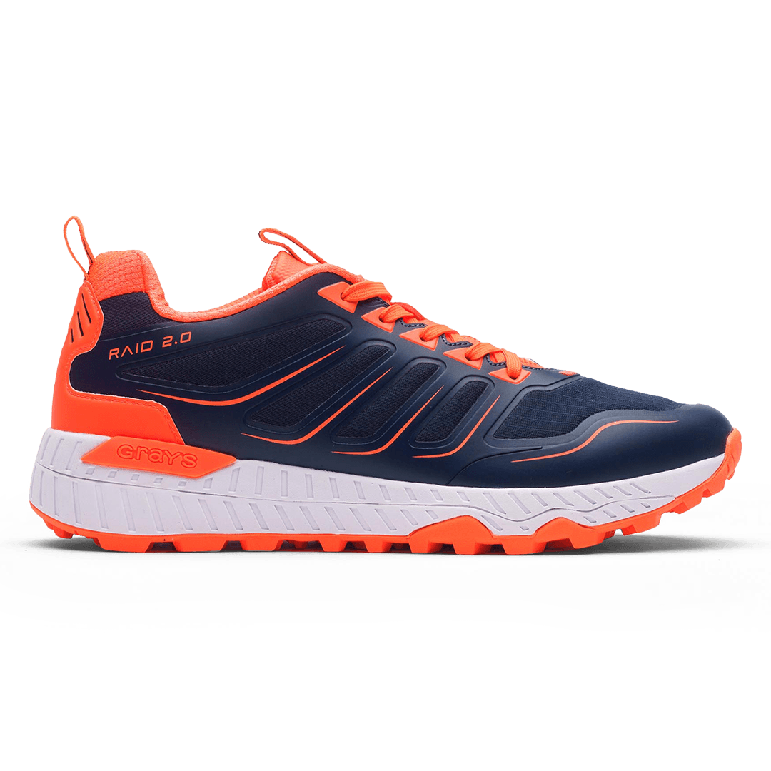 Grays | Grays Raid 2.0 Navy/Orange (2024) | Raid 2.0 Navy/Orange (2024) - EUR 36 | UK 3 | Total Hockey