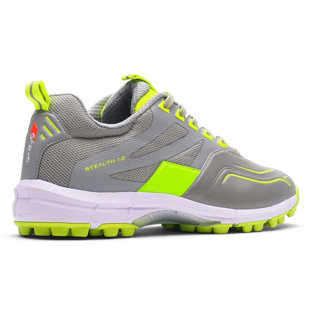 Grays | Grays Stealth 1.0 Grey/Fluo Yellow Jr (2024) | Stealth 1.0 Grey/Fluo Yellow Jr (2024) - EUR 35 | UK 2 | Total Hockey