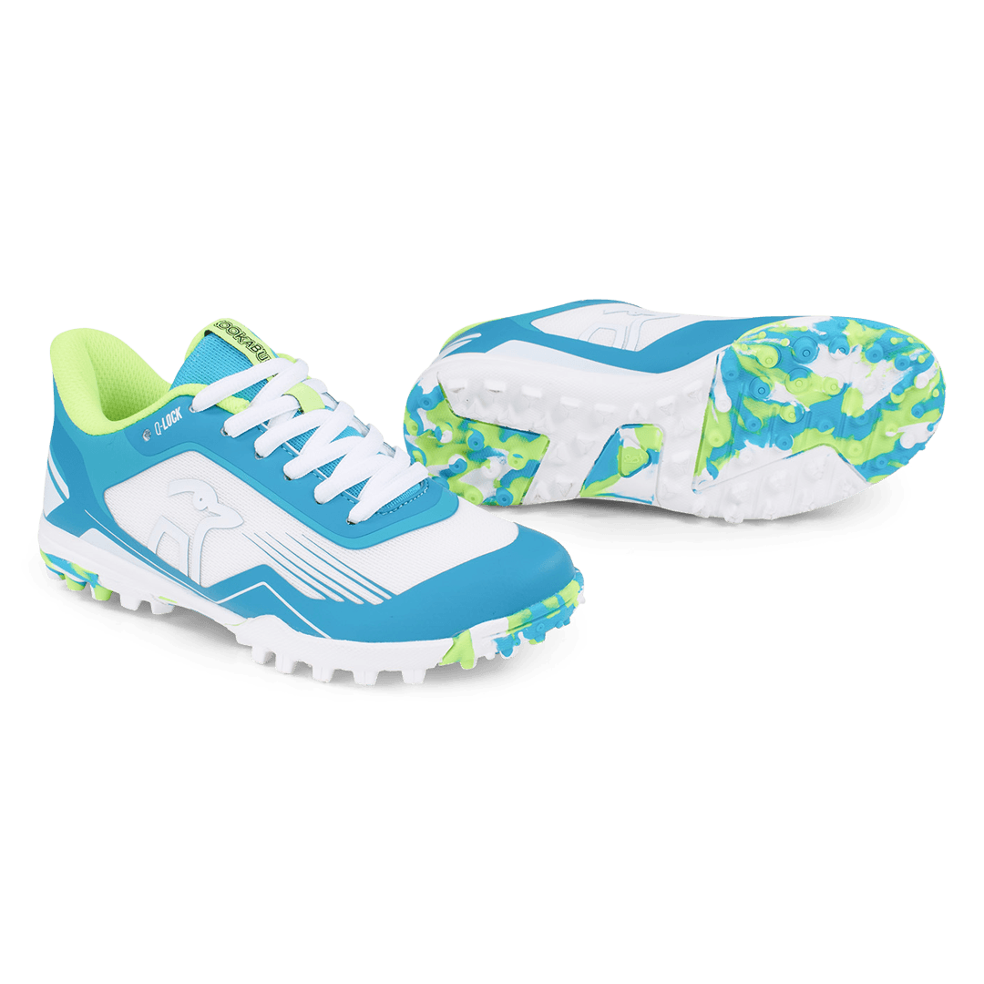 Kookaburra Hockey | Kookaburra Hockey Orbit White/Mint (2025) | Orbit White/Mint (2025) - EUR 32 | UK 13 Jr | Total Hockey