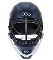 OBO | OBO ABS Helmet Black with Throat Guard | ABS Helmet Black with Throat Guard - Black / Small | Total Hockey