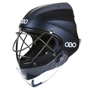 OBO | OBO ABS Helmet Black with Throat Guard | ABS Helmet Black with Throat Guard - Black / Small | Total Hockey