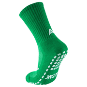 ATAK | ATAK Non-Slip Mid Leg Socks Green | Non-Slip Mid Leg Socks Green - EUR 36-38 | UK 3-5 | Total Hockey