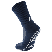 ATAK | ATAK Non-Slip Mid Leg Socks Navy | Non-Slip Mid Leg Socks Navy - EUR 36-38 | UK 3-5 | Total Hockey