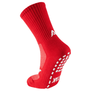 ATAK | ATAK Non-Slip Mid Leg Socks Red | Non-Slip Mid Leg Socks Red - EUR 36-38 | UK 3-5 | Total Hockey