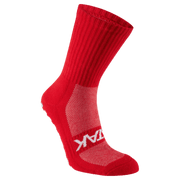 ATAK | ATAK Non-Slip Mid Leg Socks Red | Non-Slip Mid Leg Socks Red - EUR 36-38 | UK 3-5 | Total Hockey