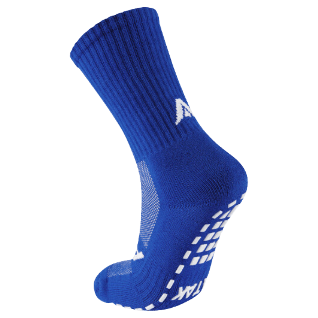 ATAK | ATAK Non-Slip Mid Leg Socks Royal Blue | Non-Slip Mid Leg Socks Royal Blue - EUR 36-38 | UK 3-5 | Total Hockey