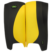OBO | OBO HI REBOUND Legguards Black Wing/Yellow | HI REBOUND Legguards Black Wing/Yellow - Black Wing/Yellow / Medium | Total Hockey
