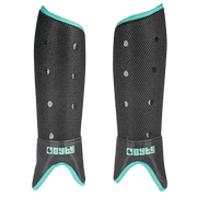 Byte | Byte SX Shinpads | SX Shinpads - Black/Teal / Small | Total Hockey