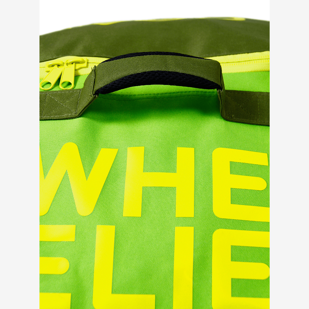 OBO | OBO Basic Wheelie Bag Green/Lime | Basic Wheelie Bag Green/Lime - Green/Lime | Total Hockey