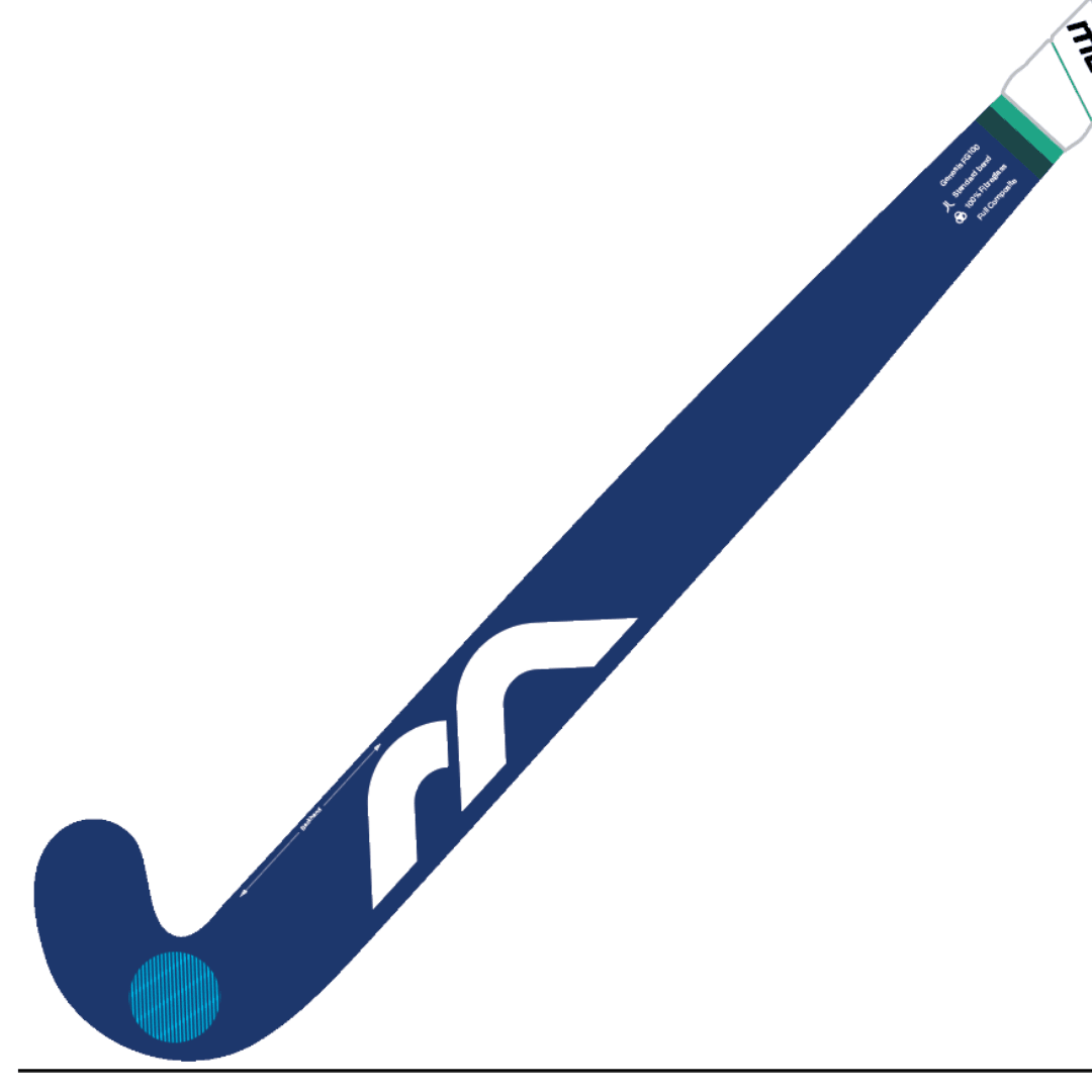 Mercian Hockey | Mercian Hockey Genesis FG100 Blue/Blue (2024) | Genesis FG100 Blue/Blue (2024) - 30" Light | Total Hockey