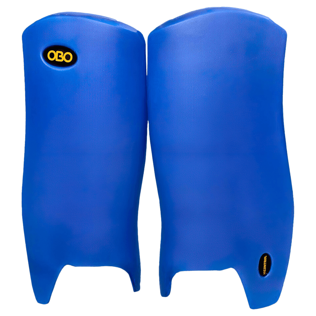 OBO | OBO HI CONTROL Legguards Blue | HI CONTROL Legguards Blue - Blue / Medium | Total Hockey