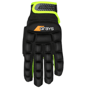 Grays | Grays International PRO Glove Left Hand | International PRO Glove Left Hand - Black/Yellow / 2XSmall | Total Hockey