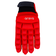 Grays | Grays International PRO Glove Left Hand | International PRO Glove Left Hand - Red / 2XSmall | Total Hockey