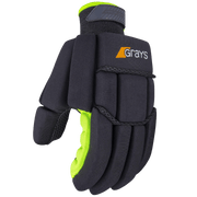 Grays | Grays Proflex 1000 Glove Left Hand | Proflex 1000 Glove Left Hand - Black/Yellow / XSmall | Total Hockey