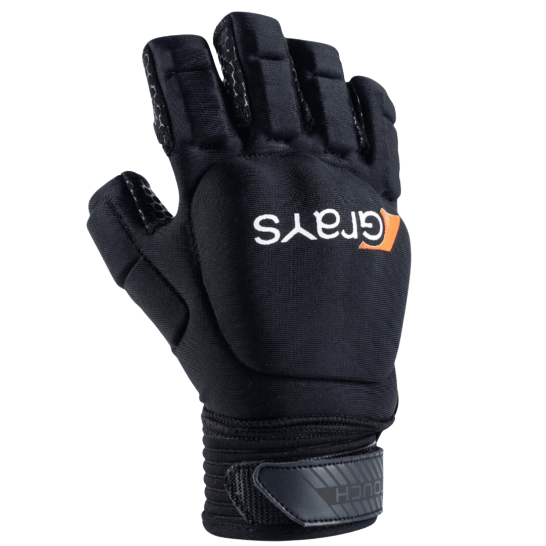 Grays | Grays Touch Glove Right Hand | Touch Glove Right Hand - Black / 2XSmall | Total Hockey