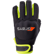Grays | Grays Touch Pro Glove Right Hand | Touch Pro Glove Right Hand - Black/Yellow / XSmall | Total Hockey