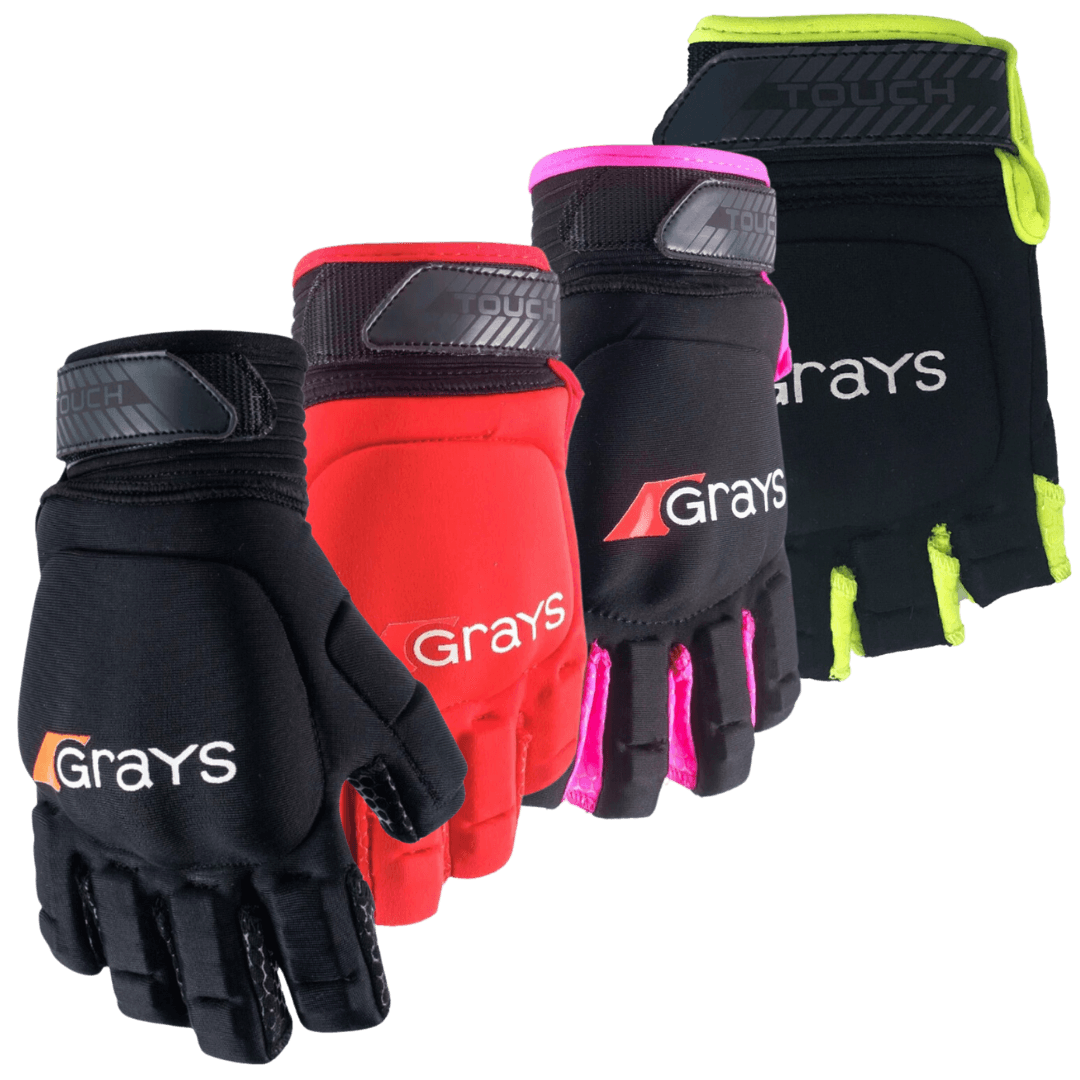 Grays | Grays Touch Glove Left Hand | Touch Glove Left Hand - Black / 2XSmall | Total Hockey