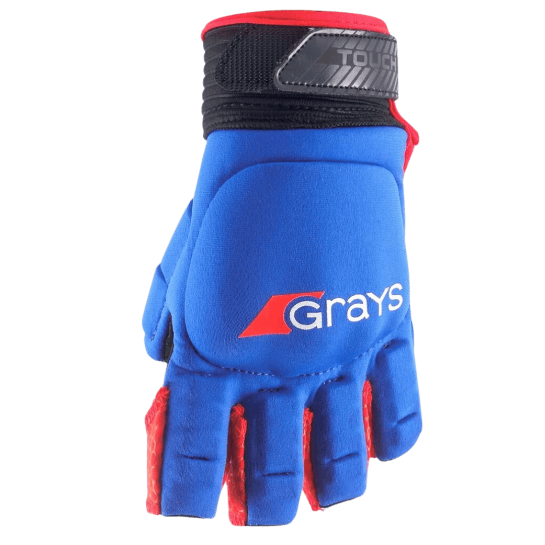 Grays | Grays Touch Glove Left Hand | Touch Glove Left Hand - Navy/Red / 2XSmall | Total Hockey