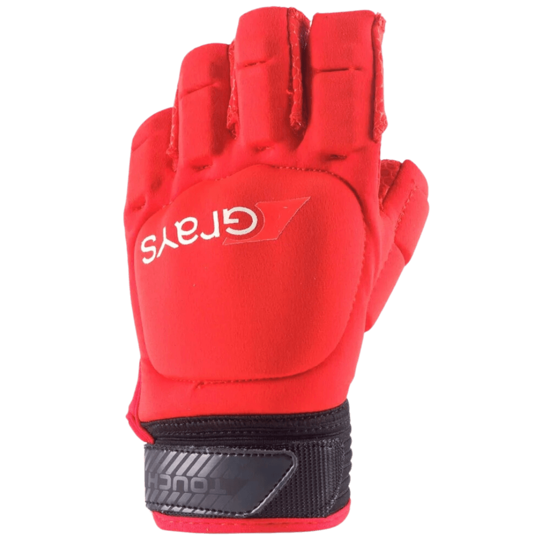 Grays | Grays Touch Glove Right Hand | Touch Glove Right Hand - Red / 2XSmall | Total Hockey