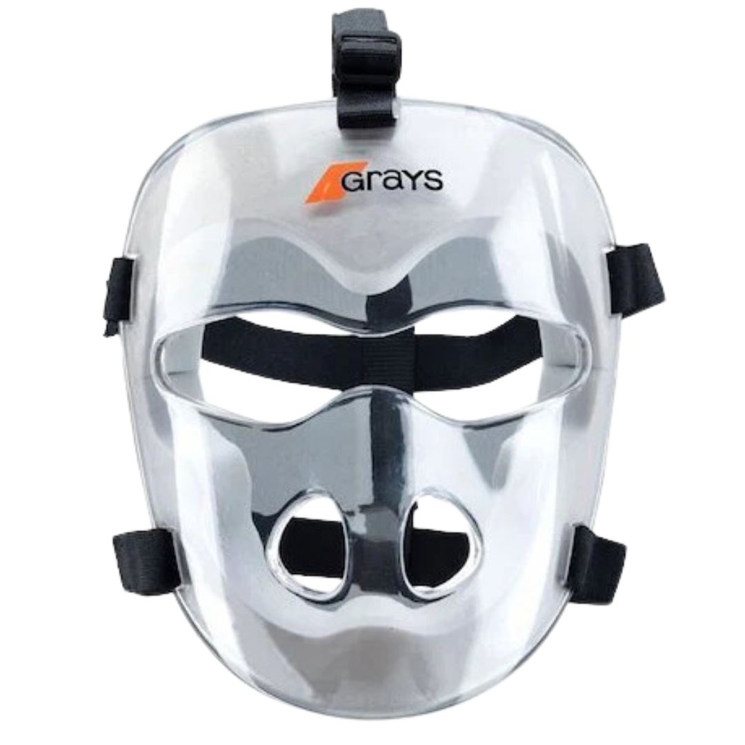 Grays | Grays Face Mask - Senior | Face Mask - Senior - Senior / Clear/White | Total Hockey