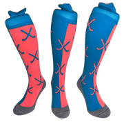 Hingly | Hingly Crossed Sticks Orange/Blue | Crossed Sticks Orange/Blue - EUR 31-35 | UK 12.5-3 | Total Hockey