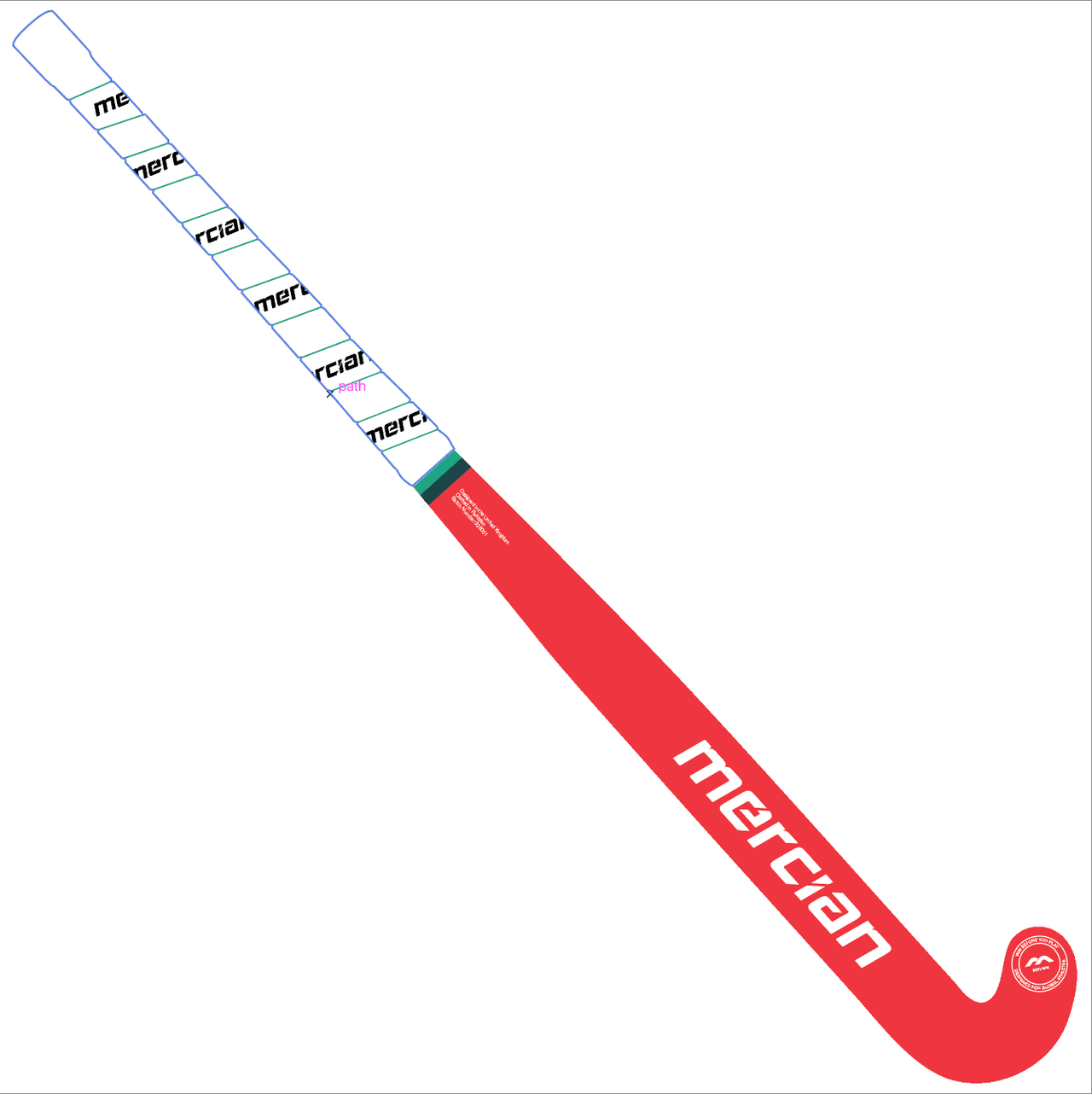 Mercian Hockey | Mercian Hockey Genesis FG100 Red/Orange (2024) | Genesis FG100 Red/Orange (2024) - 30" Light | Total Hockey