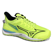 Total Hockey | Total Hockey Mizuno Leopardus Hockey Shoe | Mizuno Leopardus Hockey Shoe - Neo Lime | Total Hockey