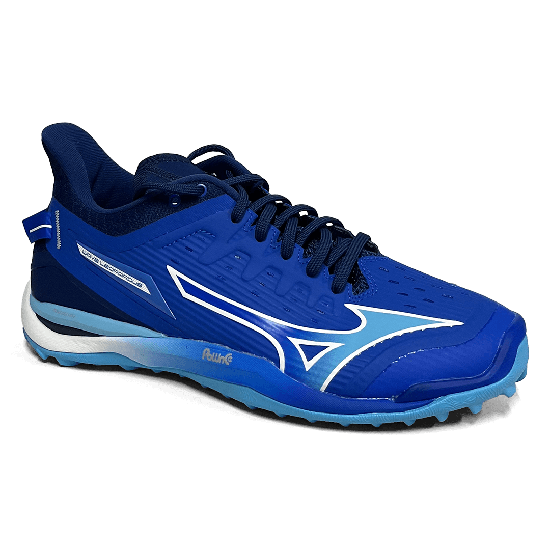 Total Hockey | Total Hockey Mizuno Leopardus Hockey Shoe | Mizuno Leopardus Hockey Shoe - Mugen Blue | Total Hockey