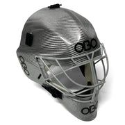 OBO | OBO FG Unpainted Helmet | FG Unpainted Helmet - Silver / Medium | Total Hockey