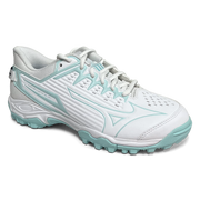 Total Hockey | Total Hockey Mizuno Lynx Jr Hockey Shoe | Mizuno Lynx Jr Hockey Shoe - White/Blue Tint | Total Hockey