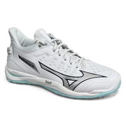 Total Hockey | Total Hockey Mizuno Leopardus Hockey Shoe | Mizuno Leopardus Hockey Shoe - White/Blue Tint | Total Hockey