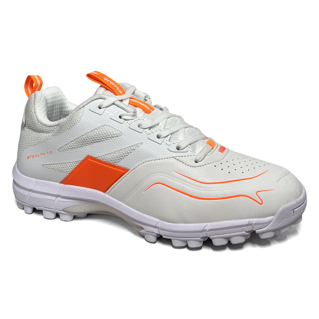 Total Hockey | Total Hockey Grays Stealth 1.0 Jr Hockey Shoe | Grays Stealth 1.0 Jr Hockey Shoe - White | Total Hockey