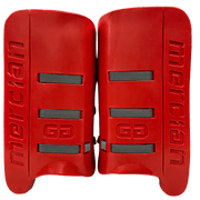 Mercian Hockey | Mercian Hockey Evolution PRO Legguards Red | Evolution PRO Legguards Red - Red / Medium | Total Hockey