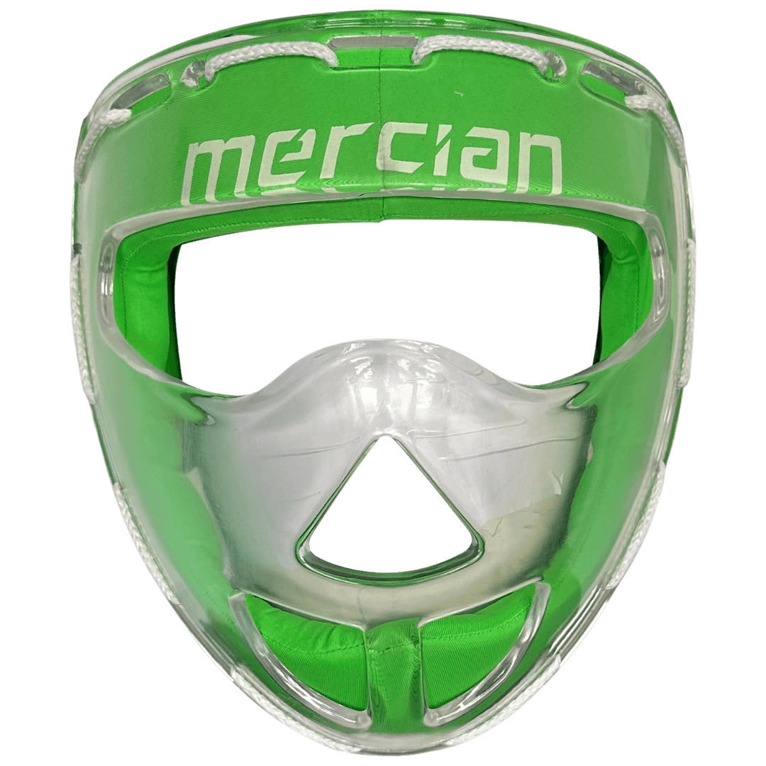 Mercian Hockey | Mercian Hockey Evolution Face Mask | Evolution Face Mask - Lime / Senior | Total Hockey