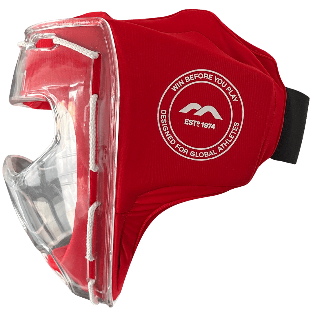 Mercian Hockey | Mercian Hockey Evolution Face Mask | Evolution Face Mask - Red / Senior | Total Hockey