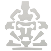 OBO | OBO CK/FG Helmet Replacement Foam | CK/FG Helmet Replacement Foam - White / One Size | Total Hockey