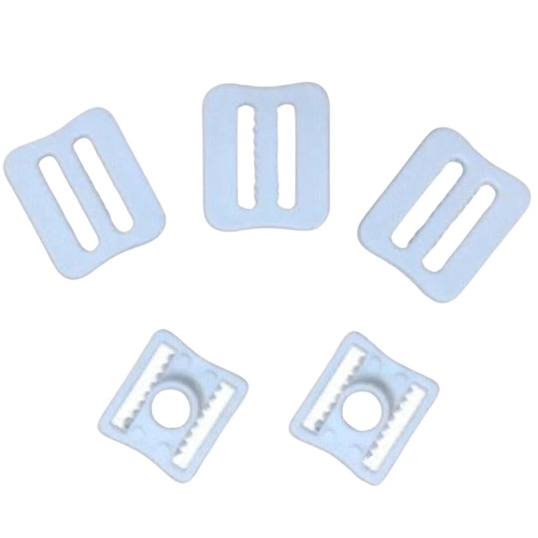 OBO | OBO CK/FG/PE Helmet Plastic Buckle Fittings | CK/FG/PE Helmet Plastic Buckle Fittings - White | Total Hockey