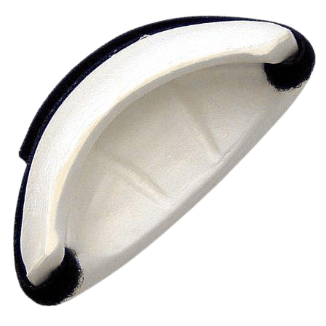 OBO | OBO Helmet Replacement Chin Cup | Helmet Replacement Chin Cup - Black/White / One Size | Total Hockey