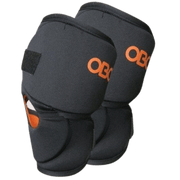 OBO | OBO Knee Protectors | Knee Protectors - Black/Orange / One Size | Total Hockey