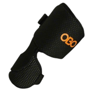OBO | OBO Knee Protectors | Knee Protectors - Black/Orange / One Size | Total Hockey