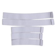 OBO | OBO PE Elasticted Helmet Straps | PE Elasticted Helmet Straps - White / One Set | Total Hockey