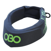 OBO | OBO ROBO Throat Guard | ROBO Throat Guard - Black/Green / One Size | Total Hockey