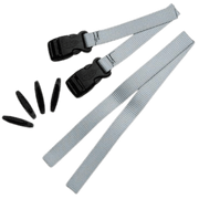 OBO | OBO Rear Kicker Straps | Rear Kicker Straps - Silver / 1 Set | Total Hockey