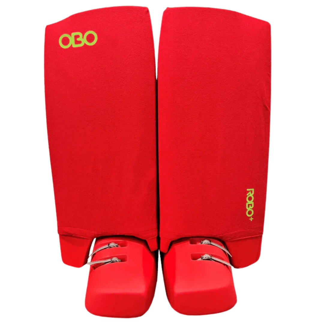 OBO | OBO Slippers PLUS - Legguard Cover Red | Slippers PLUS - Legguard Cover Red - Red / Medium | Total Hockey